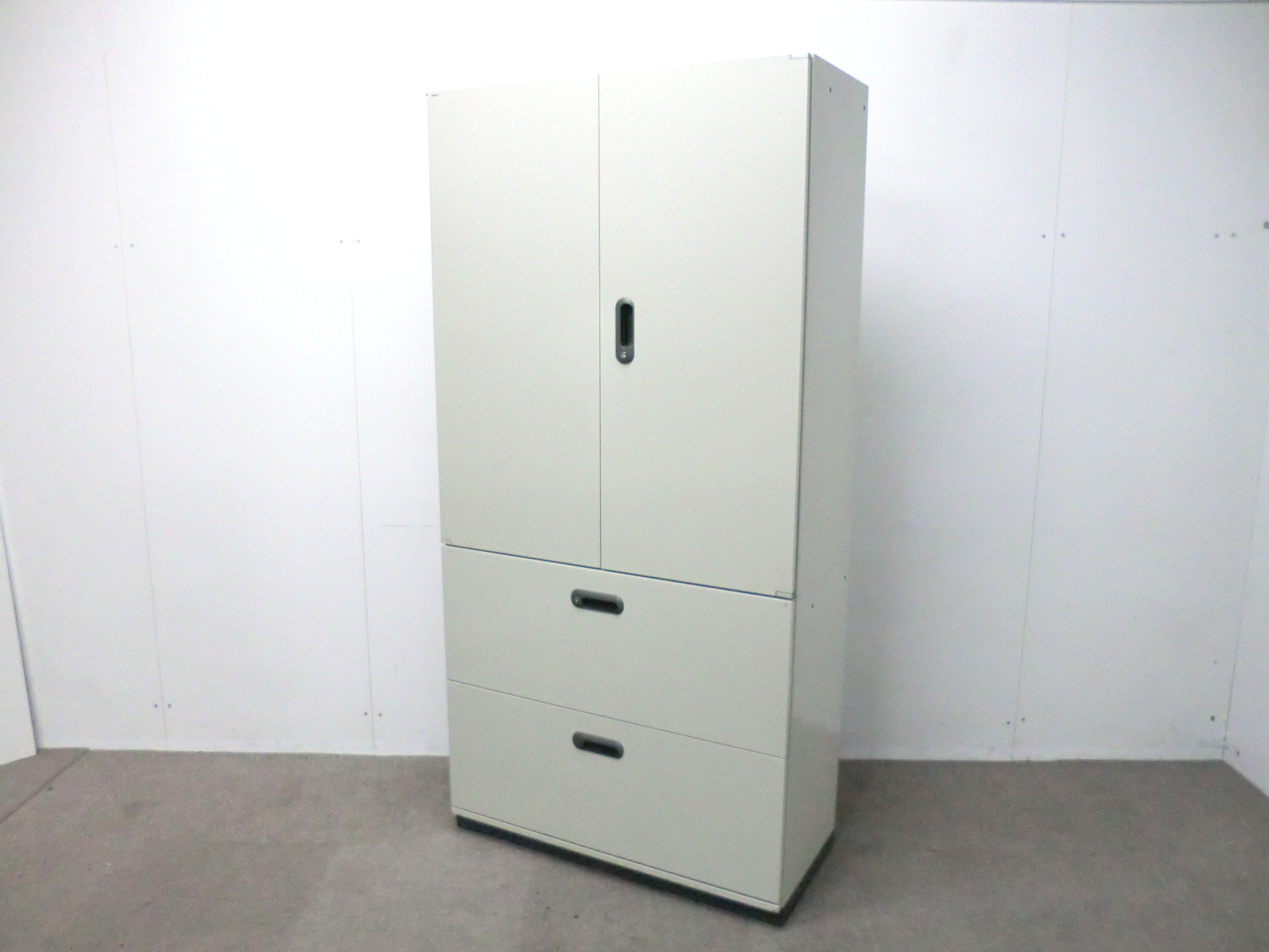 プラス/リンクス/ ニューグレー / 【中古】 上下連結書庫