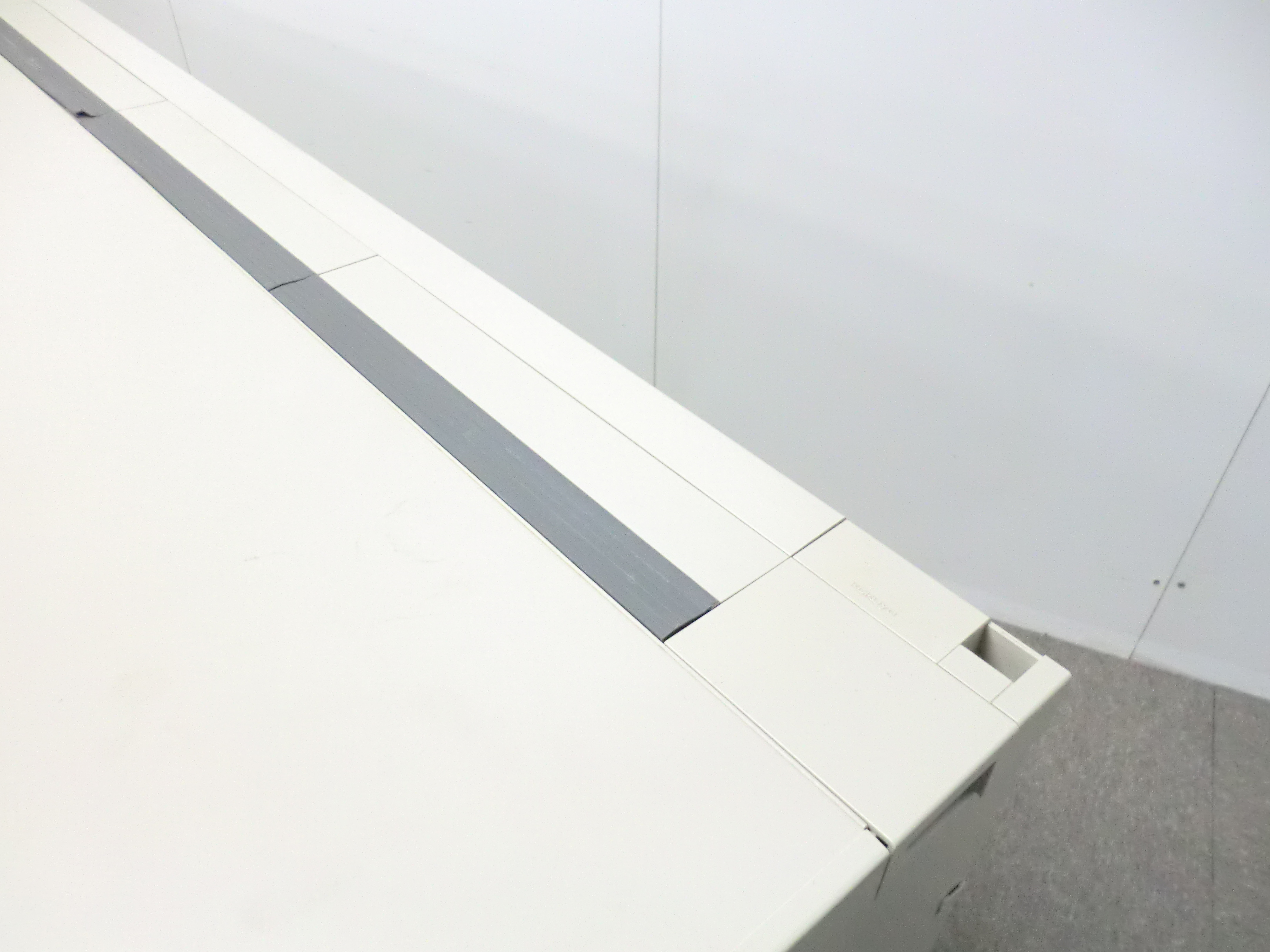 コクヨ/ MX+ / ニューグレー / 【中古】 片袖デスク