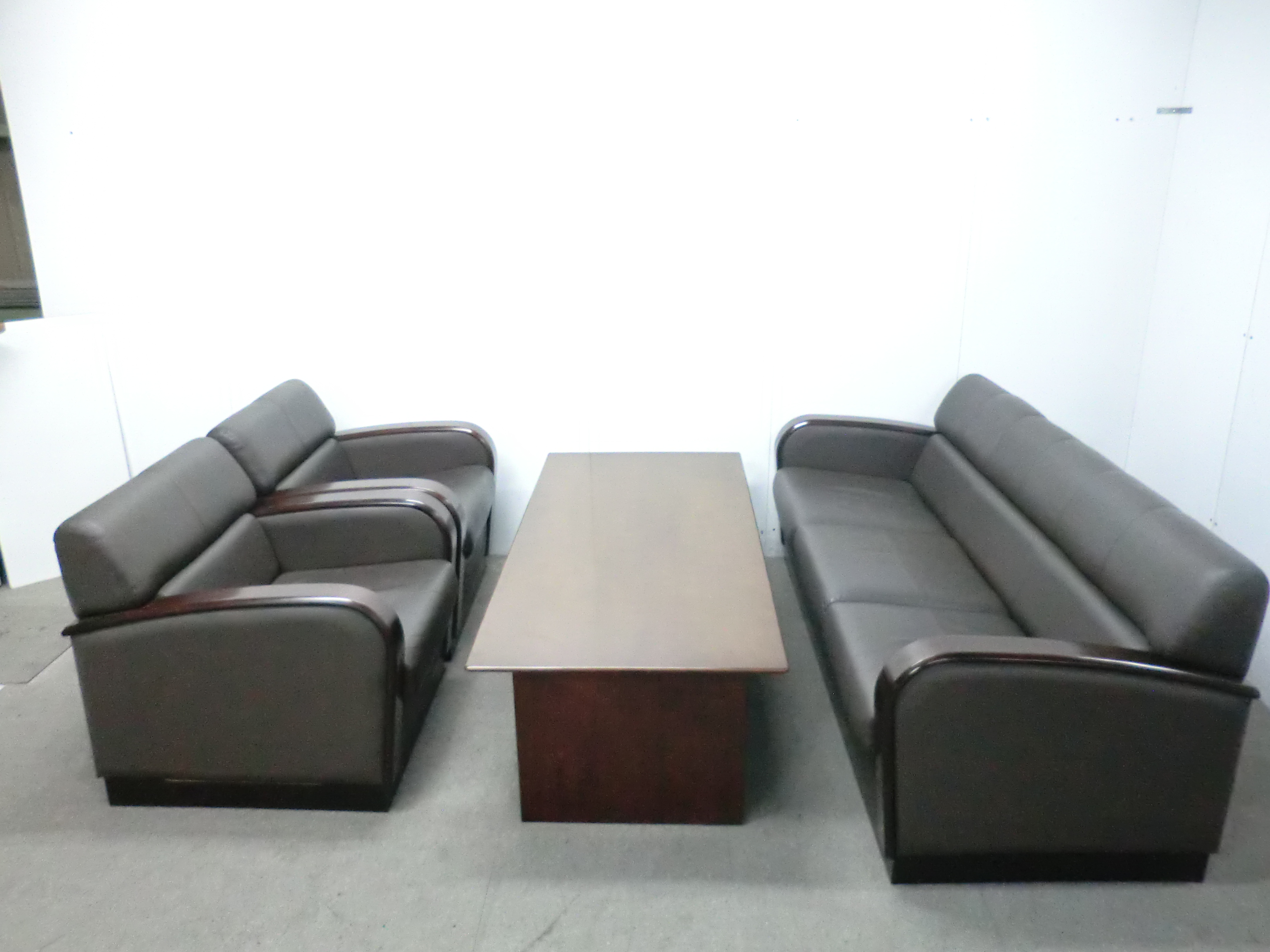 コクヨ / ブラウン / 【中古】 応接4点セット