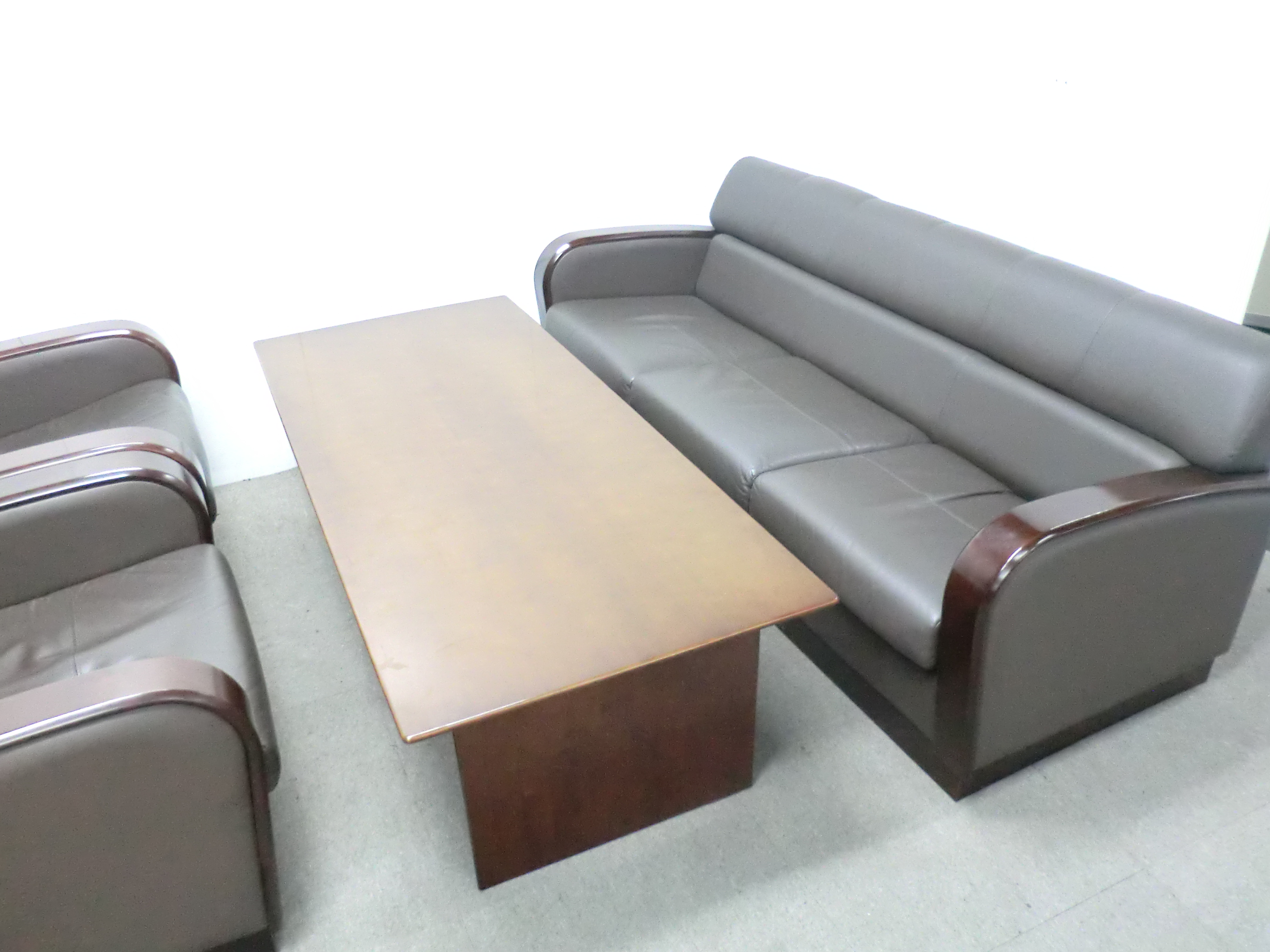 コクヨ / ブラウン / 【中古】 応接4点セット