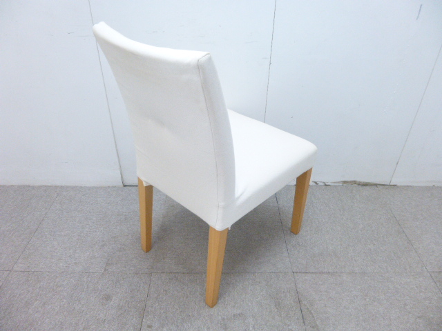 ホワイト/ミーティングチェア/【中古】