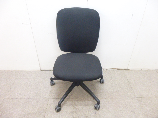 スチールケース/アプト/ブラック/OAチェア/肘無