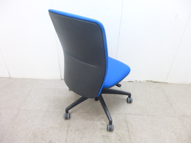 スチールケース/アプト/ブルー/肘無/ハイバック/