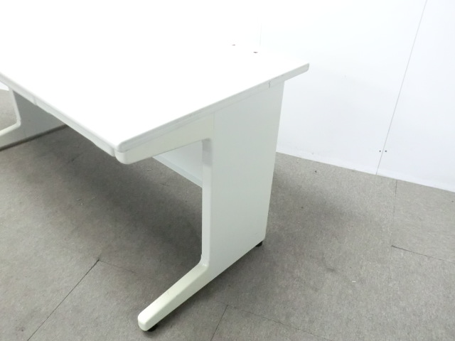 プラス / LA / ホワイト / 【中古】 平デスク