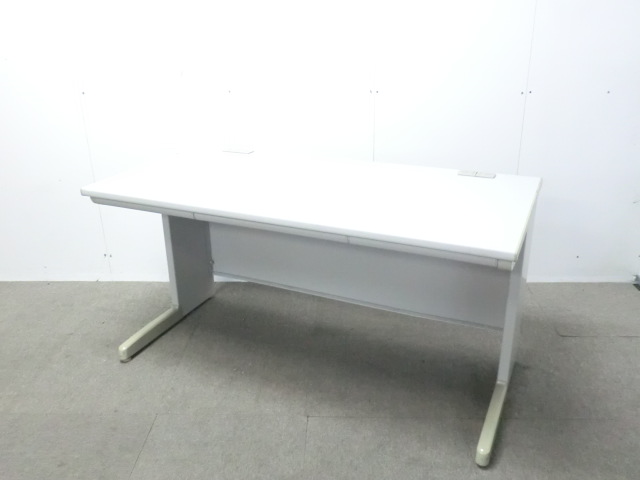 トヨセット / ニューグレー / 【中古】 平デスク