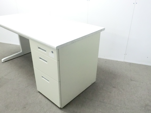 TOYOSTEEL / ホワイト / 【中古】 片袖デスク