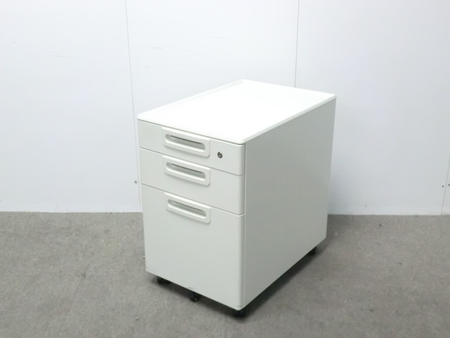 プラス / LA / ホワイト / 【中古】 3段ワゴン