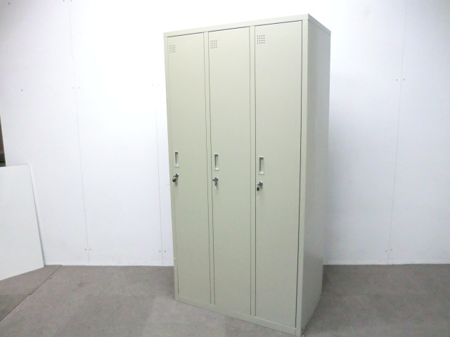 ロッカー3人用 / ニューグレー