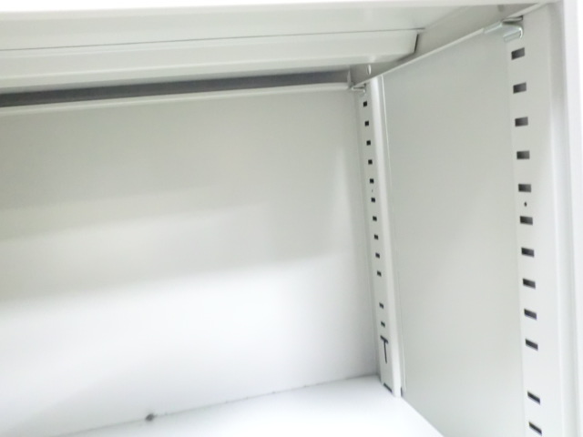 プラス / ニューグレー / 【中古】 引違い書庫