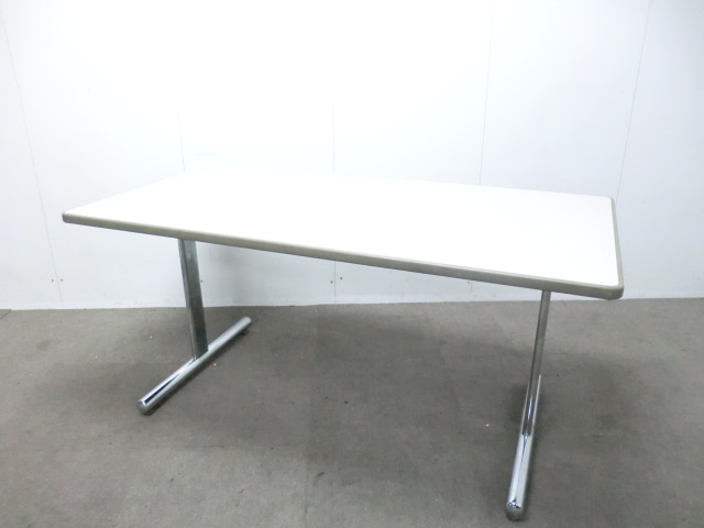 会議テーブル / ニューグレー / 【中古】 キズ有