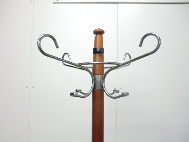 ポールハンガー / 木目調 / 【中古】