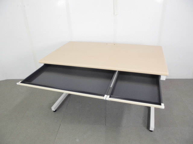 プラス/ フラットライン / 木目調 / 【中古】 平デスク