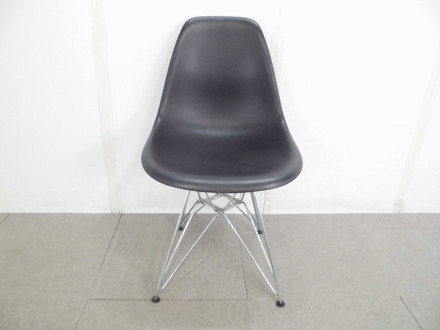 デザインシェルチェア/ブラック/【中古】