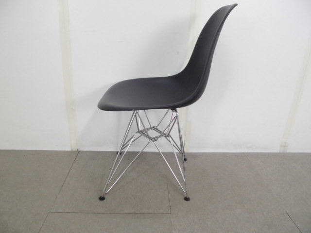 デザインシェルチェア/ブラック/【中古】