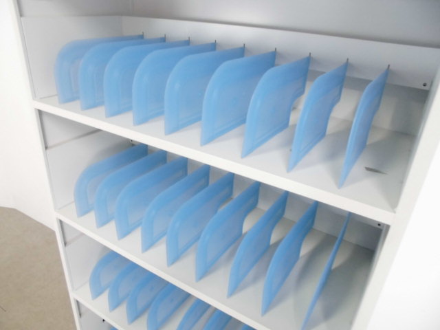 オープンキャビネット / ホワイト / 仕切り板付