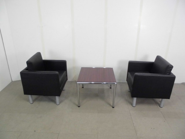 応接3点セット / ブラック