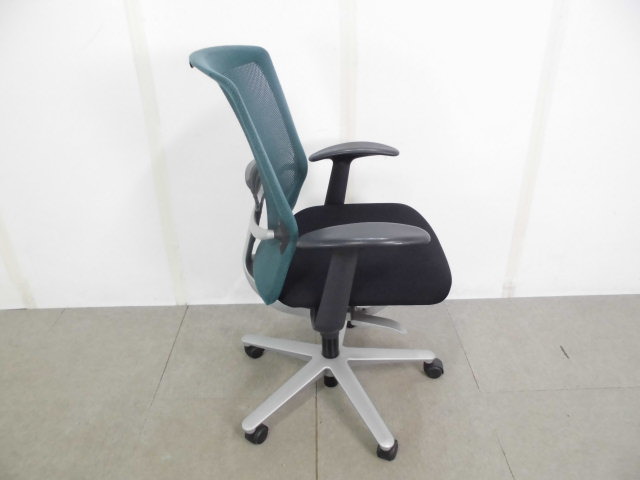 レジア /ウチダ / グリーン / OAチェア肘付き