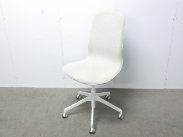 OAチェア / ホワイト / 【中古】 肘無し