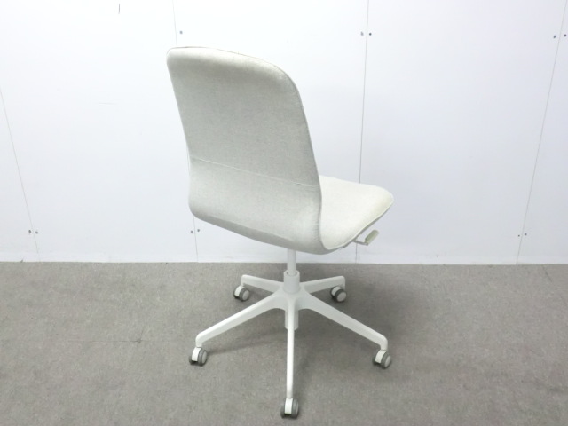 OAチェア / ホワイト / 【中古】 肘無し