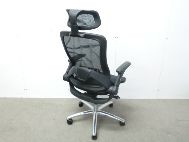 OAチェア / ブラック / 【中古】 肘有