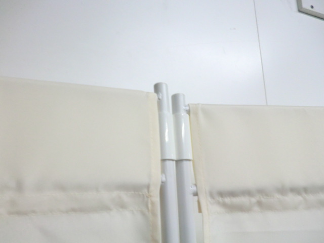 6連衝立 / ホワイト / 【中古】