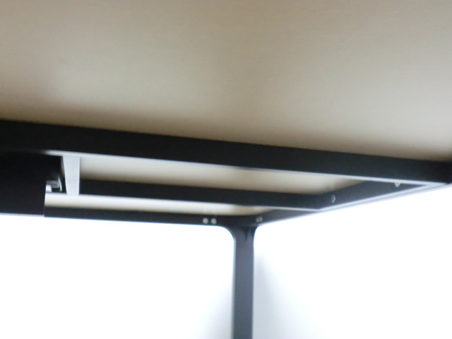 会議テーブル / ブラック / 【中古】 2枚天板