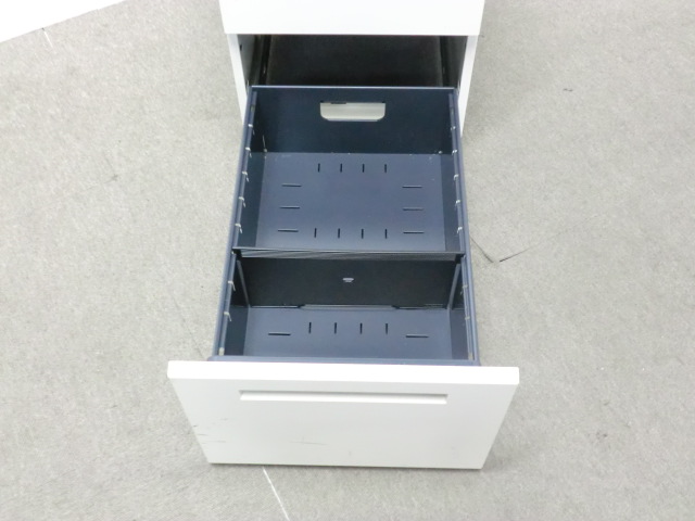 イトーキ/CZR / ホワイト / 【中古】 3段ハイワゴン