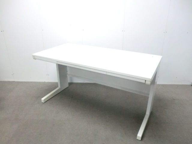 イナバ / デュエナ / ホワイト / 【中古】 平デスク