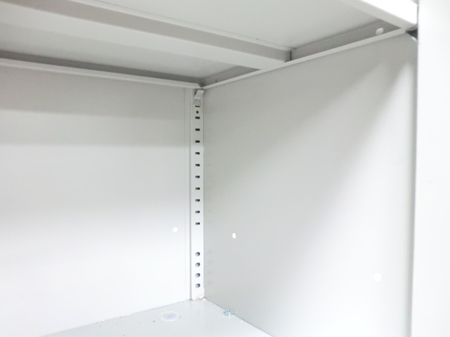 上下連結書庫/ ニューグレー / 【中古】 オープン/3ラテ