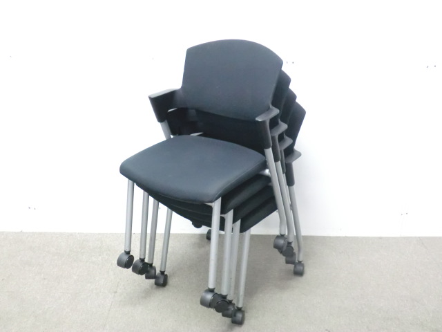 コクヨ/プロッティ / ブラック / 【中古】 カートチェア