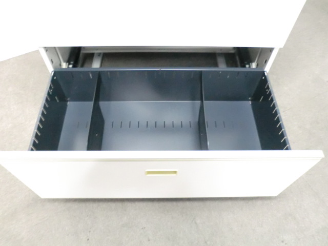 シンライン / ホワイト / 【中古】 上下連結書庫