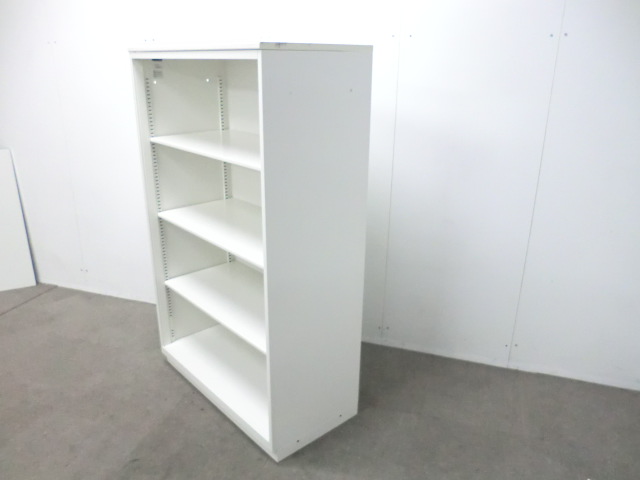 イトーキ/シンライン/ホワイト/【中古】オープンキャビネット