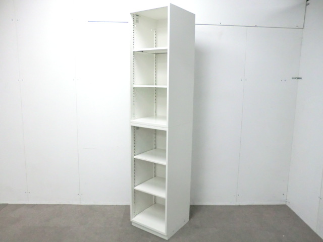 イトーキ/シンライン/ ホワイト / 【中古】 上下連結書庫