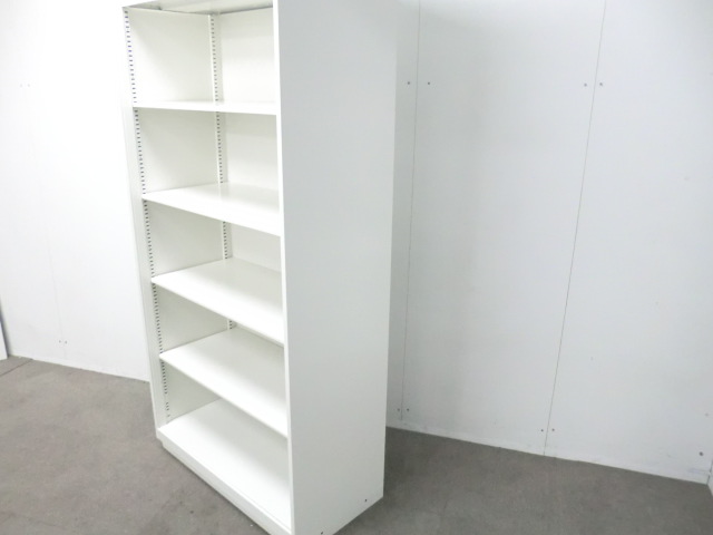 イトーキ/シンライン/ホワイト/【中古】オープンキャビネット