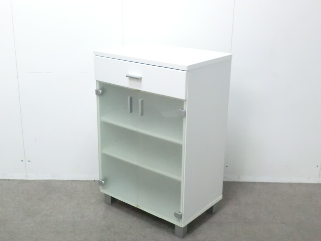 キッチンキャビネット / ホワイト / 【中古】