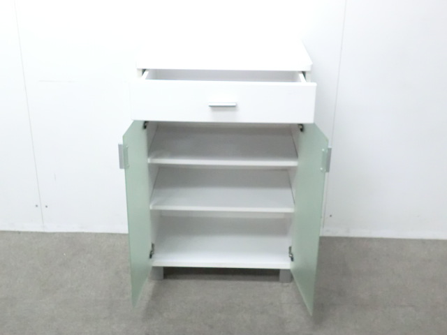 キッチンキャビネット / ホワイト / 【中古】