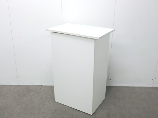 受付台 / ホワイト / 【中古】 木製