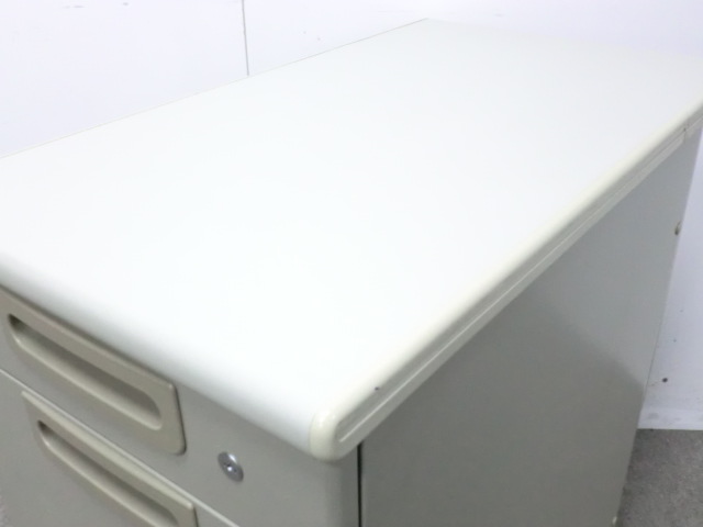 プラス / ニューグレー / 【中古】 3段脇机