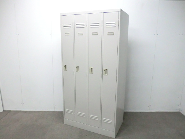 イトーキ / ニューグレー / HJJ-0941SS-WE 【中古】 4人用ロッカー