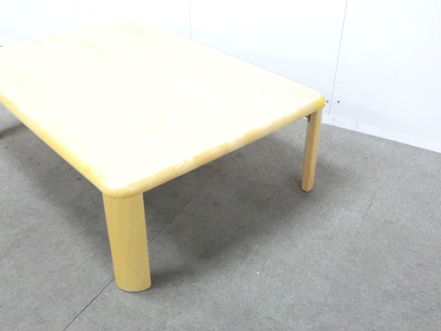 座卓 / 木目調 / 【中古】 折り畳み式