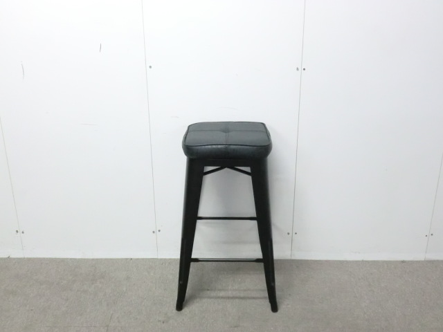 カウンターチェア / ブラック / 【中古】