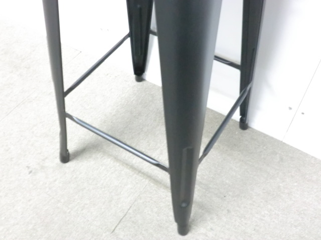 カウンターチェア / ブラック / 【中古】
