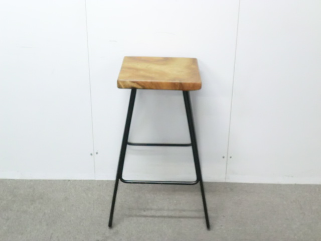カウンターチェア / 木目調 / 【中古】