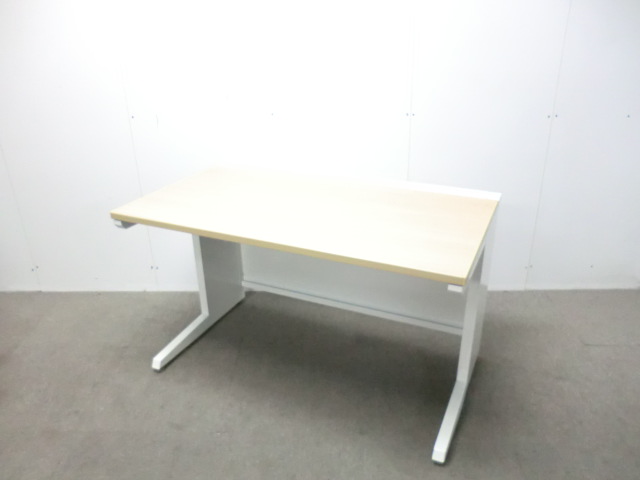 オカムラ / アドバンス / 木目調 / 【中古】 平デスク