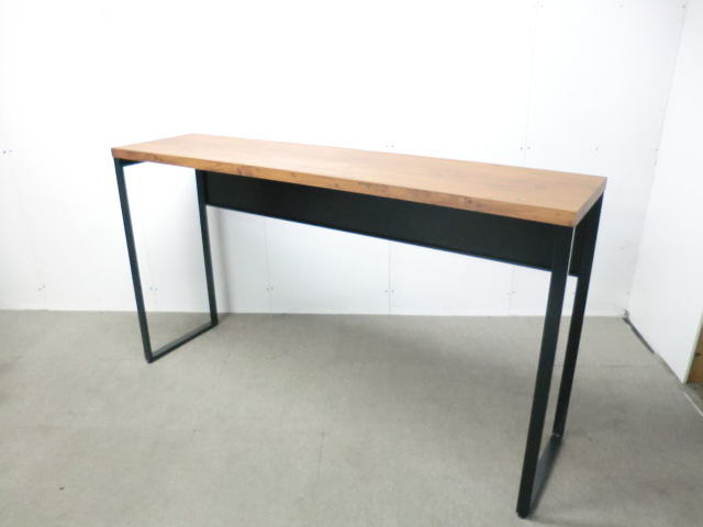 オカムラ/アルトピアッツァ/木目調/【中古】カウンターテーブ