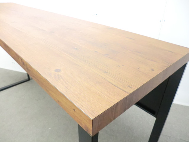 オカムラ/アルトピアッツァ/木目調/【中古】カウンターテーブ