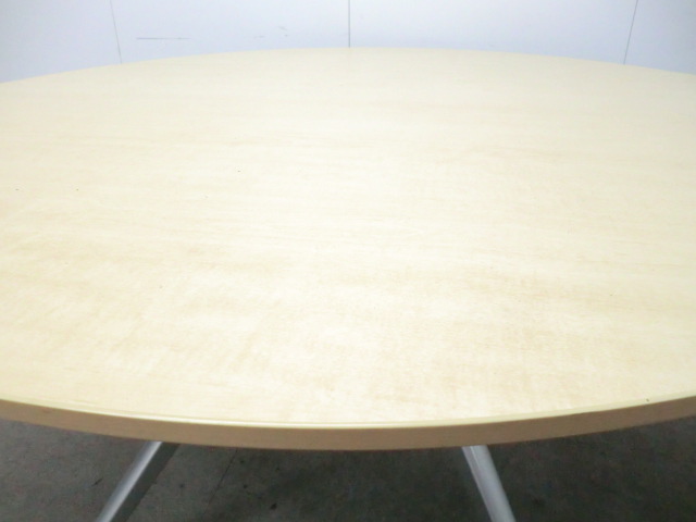 イトーキ / 木目調 / 【中古】 丸テーブル