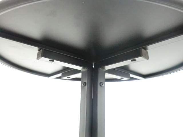 丸テーブル / ブラック / 【中古】