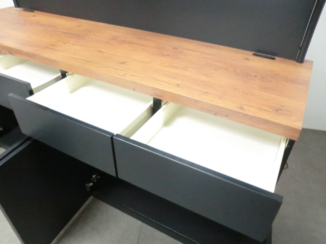 オカムラ/アルトピアッツァ/木目調/【中古】キッチンキャビ