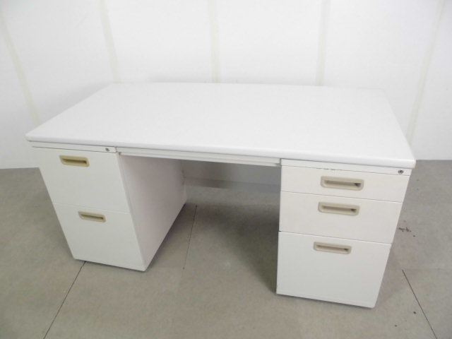 イナバ / 両袖デスク / ニューグレー